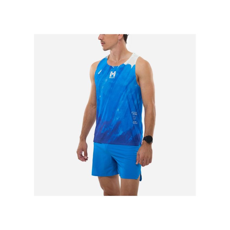 MILLET Intense Pro Light Tank M men's t-shirt blue