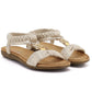 Women's slip-on beige sandals Artiker 58C0628