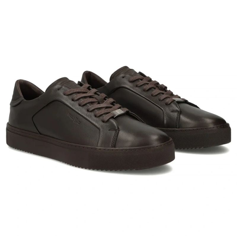 Men's brown leather sneakers Filippo MP8274