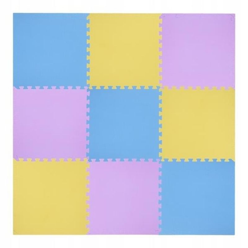 One Fitness MP10 Multipack Puzzle Mat Yellow-Blue-Purple In preparation Your Sports Performance