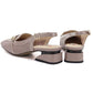 Women's patent leather sandals in beige Artiker 56C1996 Artiker