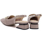 Women's patent leather sandals in beige Artiker 56C1996 Artiker