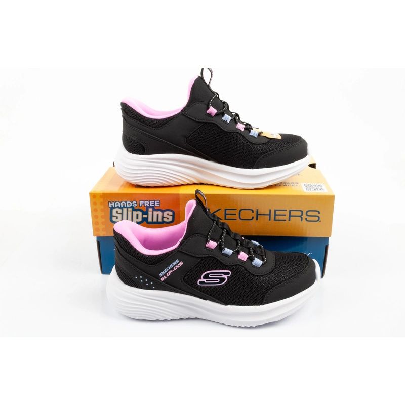 Skechers Bounder Pro Slip-Ins Kids' Sports Shoes Black