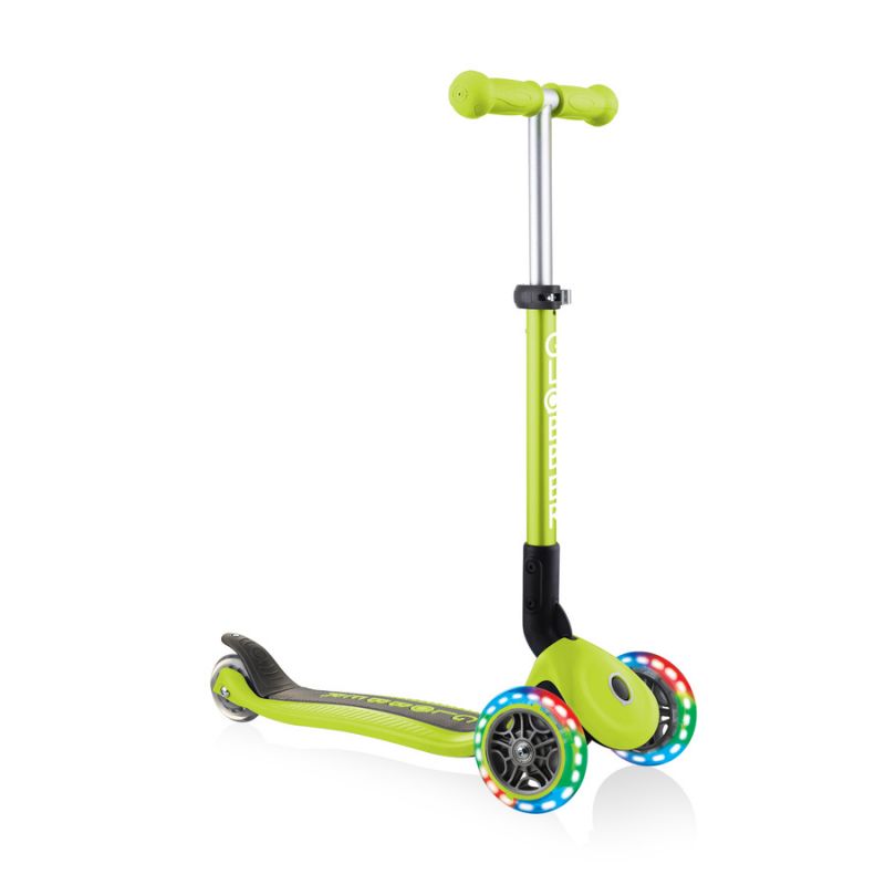 3-wheel scooter Globber Foldable Lights Lime Green Jr 437-106 Accessories/Skating/Hulajnogi Your Sports Performance
