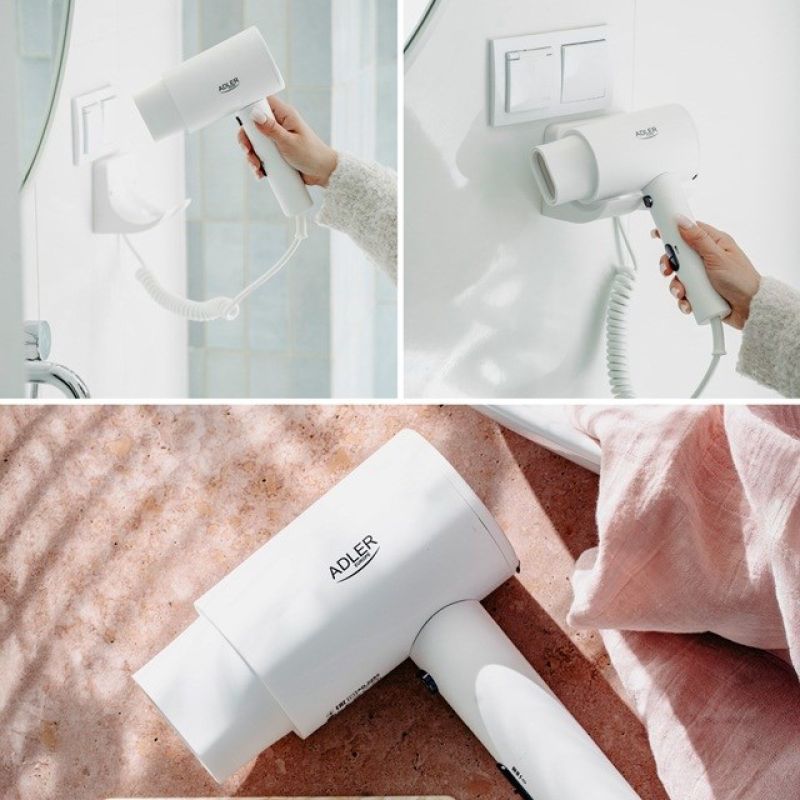 ADLER AD 2285w hotel hair dryer white AGD - Produkty/Suszarki do włosów Your Sports Performance