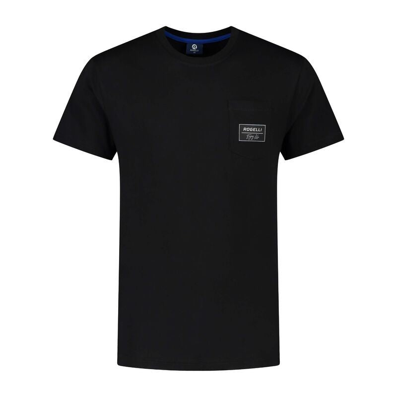 Rogelli men's t-shirt LOGO black 2XL Rogelli/Inne/Casual/T-Shirt Your Sports Performance