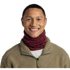 BUFF MERINO MIDWEIGHT MELANGE TIBETAN RED bandana Odzież militarna/Chusty, arafatki, kominy Your Sports Performance