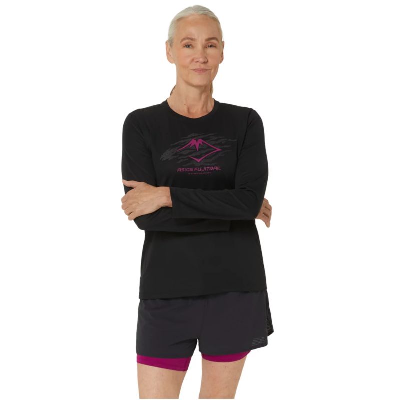 Asics Fujitrail Logo LS Top W 2012D042-001 T-shirt Clothing/Running Asics