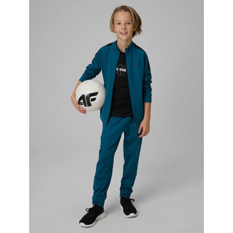 Regular sports sweatshirt without hood for boys 4F 4FJRSS26TFSWM0991-46S 4f