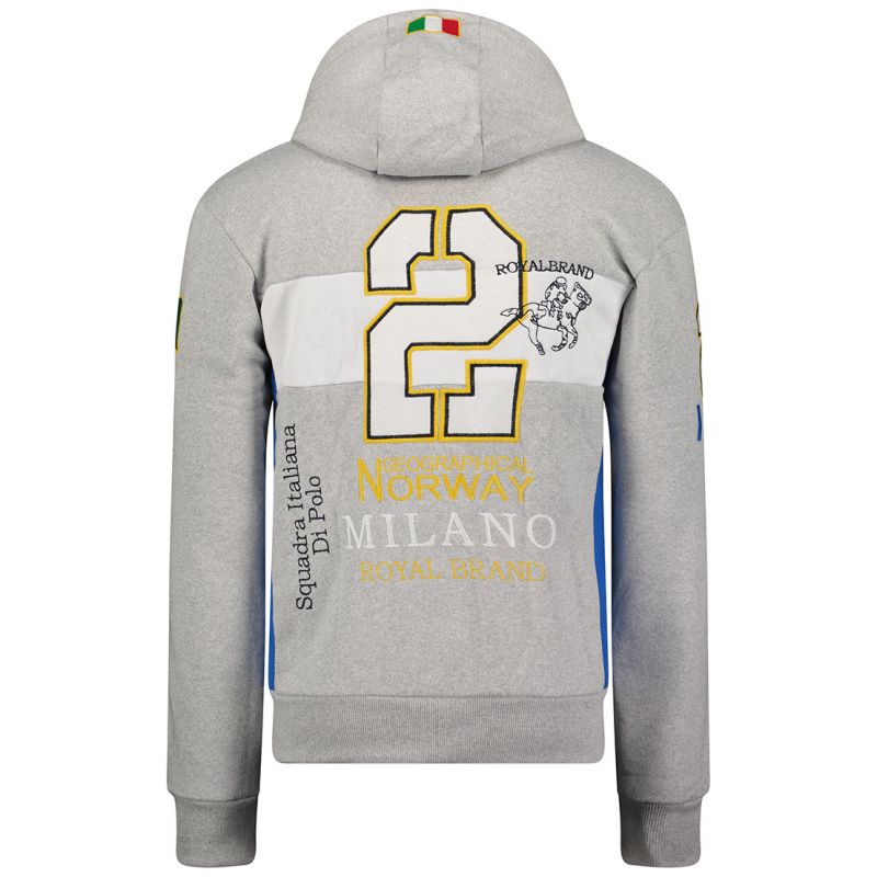Geographical Norway Filio 100 M sweatshirt WW5417H/GN/Blended Gray Clothing/Outdoor/Geographical Norway Your Sports Performance