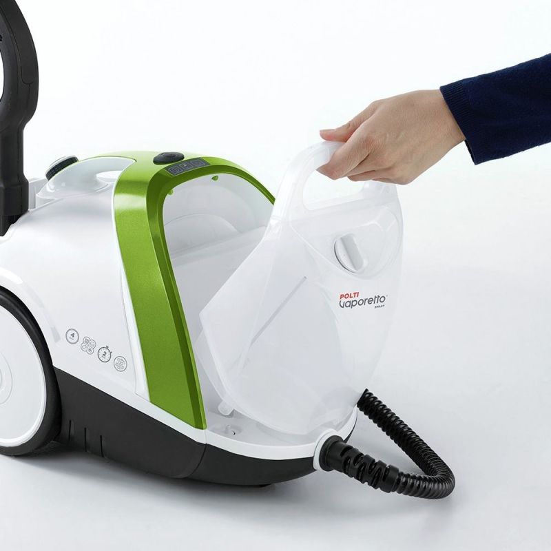 Polti Vaporetto Smart 110 Eco Steam Cleaner, Power 1500 W, Steam Pressure 4 bar, Water Tank Capacity 2 L, White/Green AGD - Produkty/Parownice Your Sports Performance