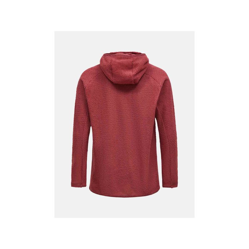 PEAK PERFORMANCE M Freelight Polartec Alpha Hood red men's sweatshirt