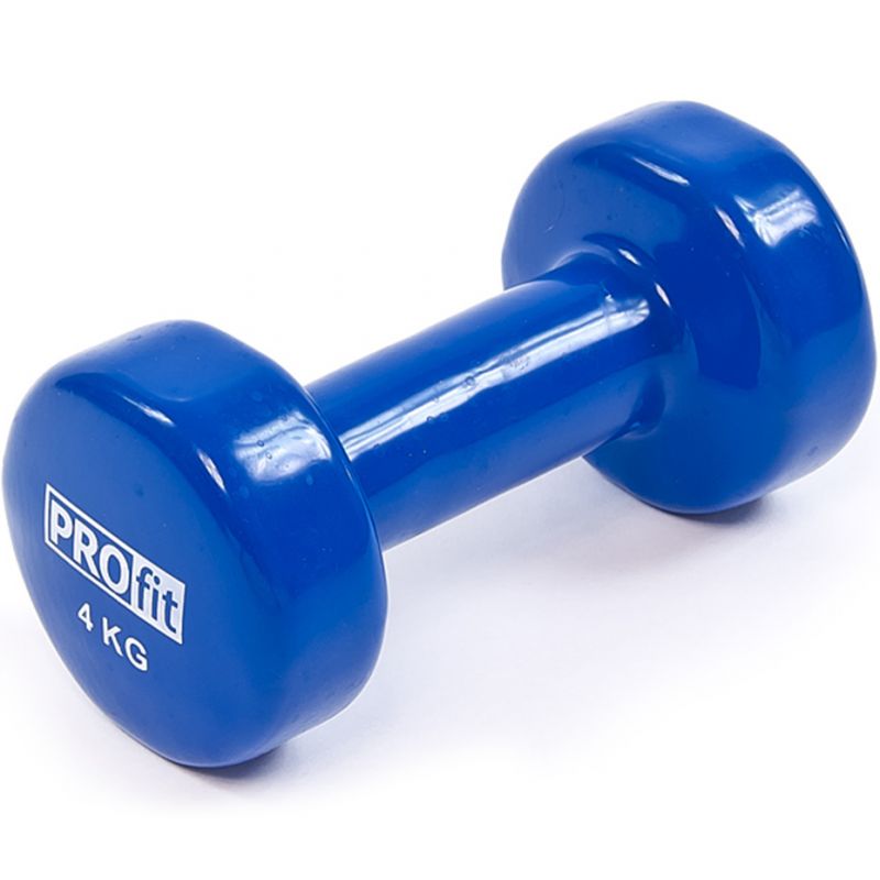 Vinyl dumbbell Profit 4 kg blue DK 4102 Accessories/Training equipment Your Sports Performance