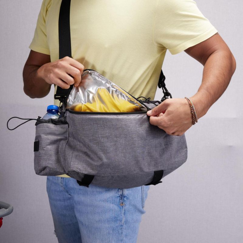 BAG BACKPACK BICYCLE BAG FOR TRUNK 4IN1 GRAY XQMAX Sport/Rowery/Akcesoria Rowerowe/Sakwy I Torby Your Sports Performance