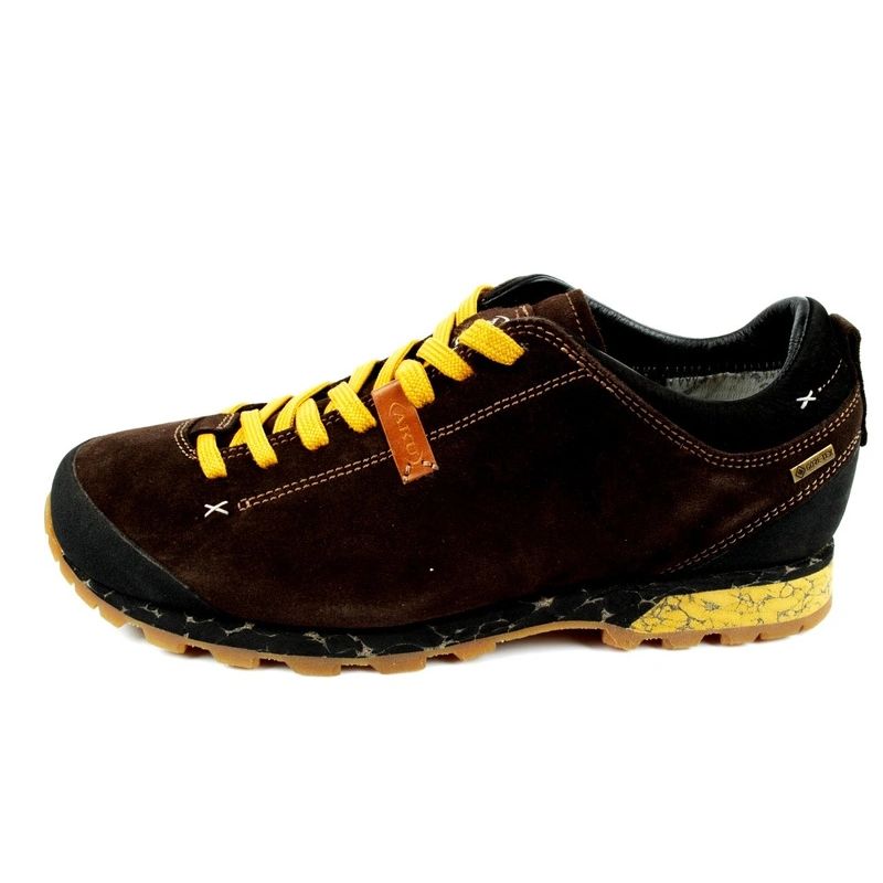 AKU Bellamont III Suede GTX Hiking Shoes - Brown/Yellow Footwear Your Sports Performance