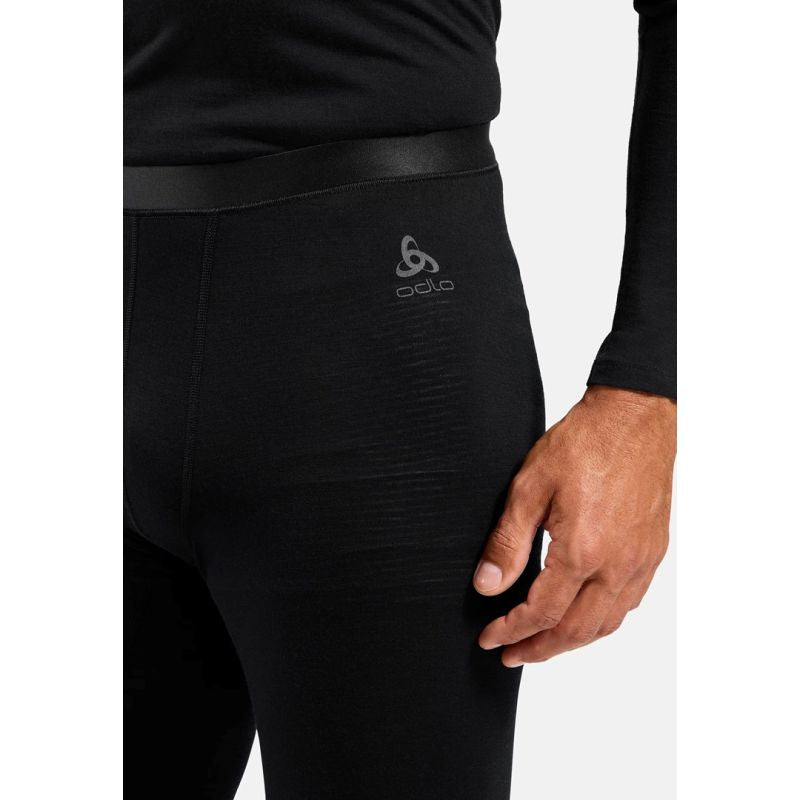 ODLO Men's Merino 160 BL Bottom Long Leggings Size M Black Odzież militarna/Bielizna termoaktywna Your Sports Performance
