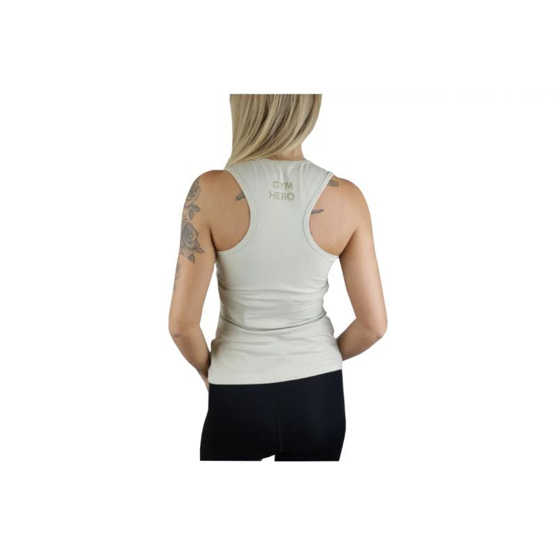 GymHero Tank TOP-NUDE Beige S In preparation Your Sports Performance