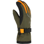 VIKING Slider Ski Kids Children’s Ski Gloves, Green and Orange