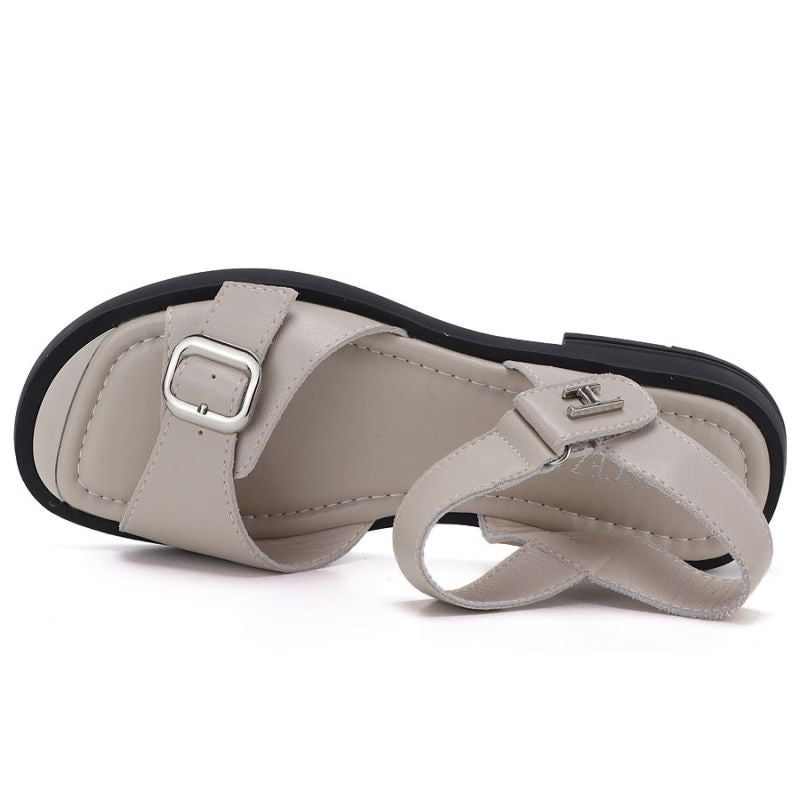 Vinceza 26-62303 beige women's leather sandals Vinceza