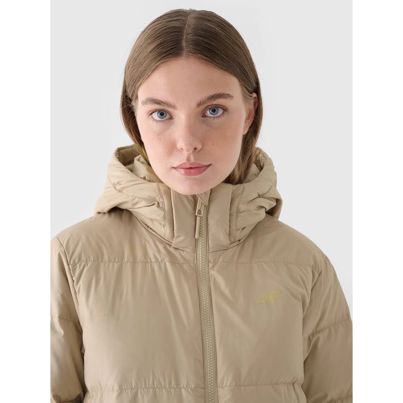 Women's winter down jacket with natural filling 4F 4FWAW24TDJAF481-83S 4f
