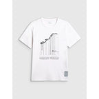 Men's regular printed T-shirt 4F 4FRAW25TTSHM3845-10S 4f
