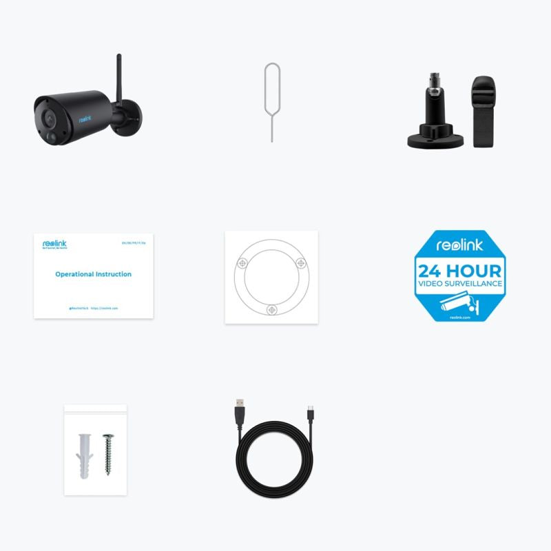 Reolink Argus B320 3MP Outdoor IP Camera, Black CCTV IP/Kamery Your Sports Performance