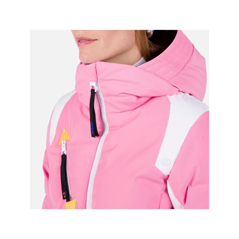 Rossignol W Pilot Down Jkt Jacket Pink Rossignol