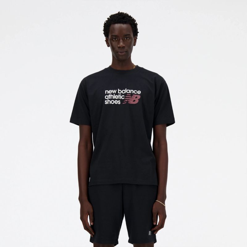 New Balance S/S Brand T-Sh M MT41524BK T-shirt Clothing/Lifestyle/T-shirts/New Balance New Balance