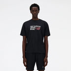 New Balance S/S Brand T-Sh M MT41524BK T-shirt Clothing/Lifestyle/T-shirts/New Balance New Balance