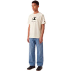 Champion SS Tee Light Beige Kids T-Shirt 307719 YS084
