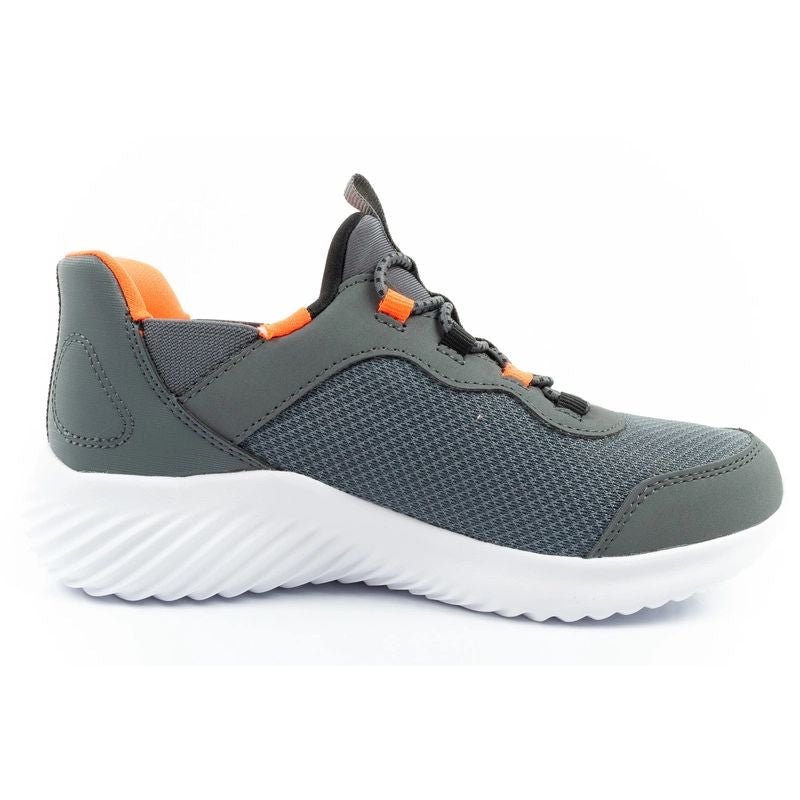 Skechers Bounder Slip-ins Junior Children's Sports Shoes Gray Skechers
