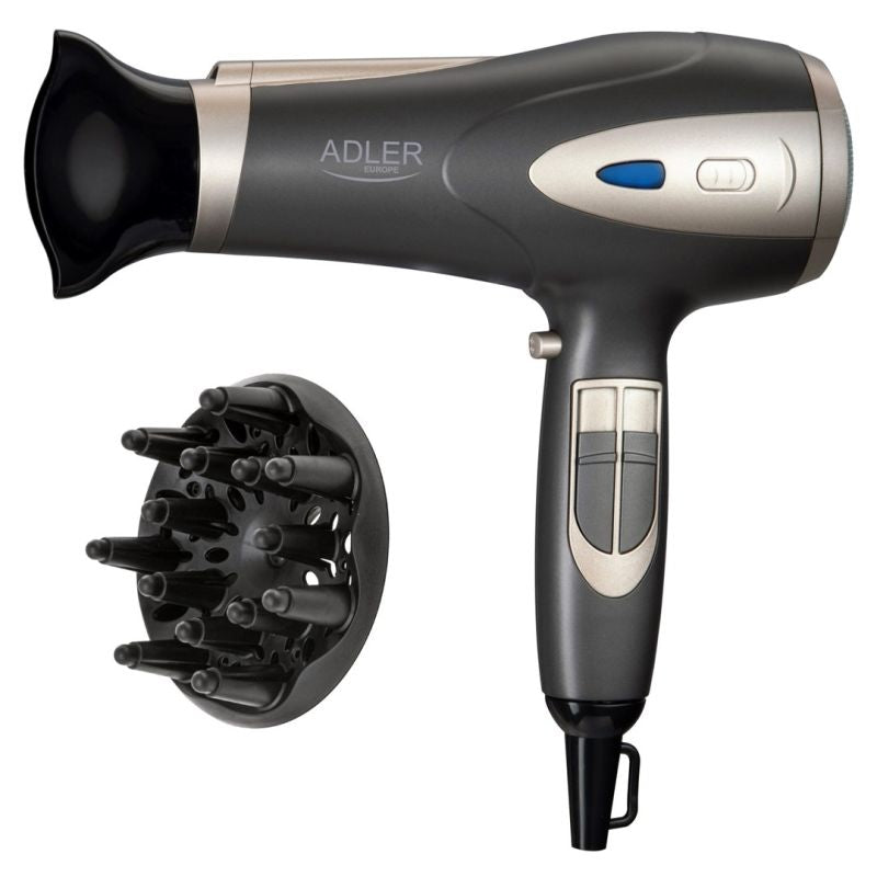 ADLER AD 2248gc gray-champagne hair dryer AGD - Produkty/Suszarki do włosów Your Sports Performance