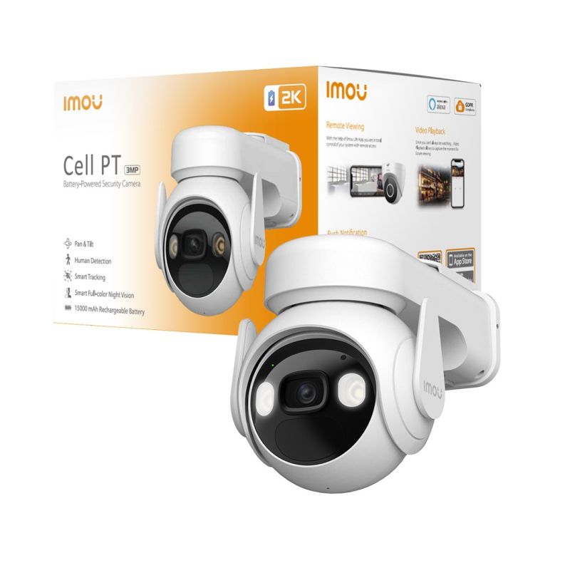 Imou Cell PT In-Ear IP Security Camera Outdoor 2304 x 1296 px Wall CCTV IP/Kamery Your Sports Performance