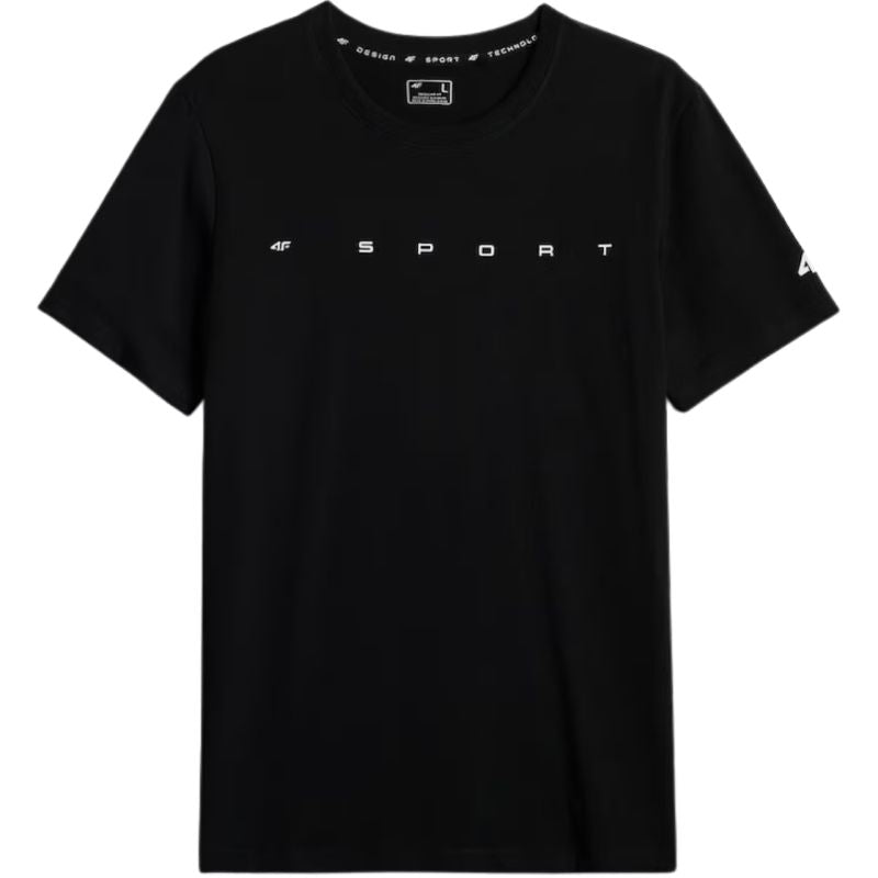 Men’s T-Shirt 4F M3575 Deep Black 4FWAW26TTSHM3575 20S