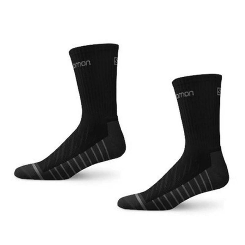 Salomon Life socks 2-pack 16023-BLACK/GREY Clothing/Training/Socks/Unisex/Salomon Your Sports Performance