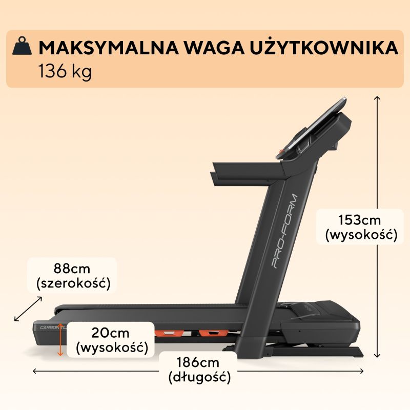 PROFORM CARBON TLX ELECTRIC TREADMILL In preparation Your Sports Performance