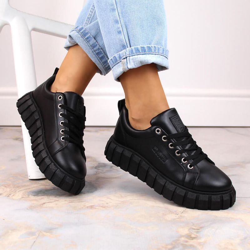 Platform shoes Big Star W INT1919 black Footwear/Lifestyle/Big Star Your Sports Performance