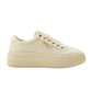 Lee Cooper women's shoes sports sneakers beige platform fashionable Lee Cooper