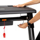HMS LOOP12 MULTI Electric Treadmill with Desk 1-12 km/h, Gray In preparation Your Sports Performance
