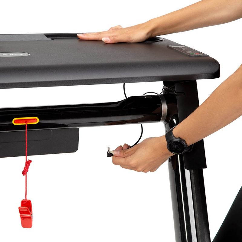 HMS LOOP12 MULTI Electric Treadmill with Desk 1-12 km/h, Gray In preparation Your Sports Performance