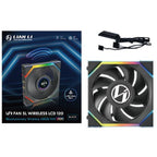 Lian Li UNI FAN SL Wireless LCD 120 Computer Case Fan 12 cm Black 1 pc. Chłodzenie/Chłodzenie - wentylatory Your Sports Performance