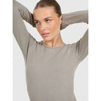 Women's quick-drying slim longsleeve for yoga and pilates 4F 4FWAW25TFLOF429-41A 4f