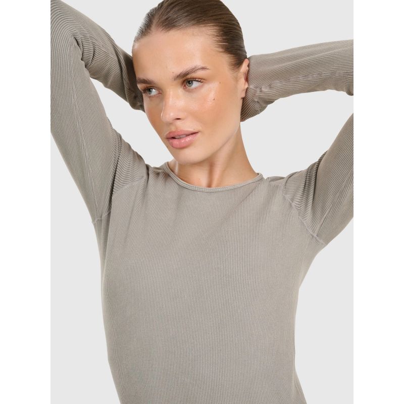 Women's quick-drying slim longsleeve for yoga and pilates 4F 4FWAW25TFLOF429-41A 4f