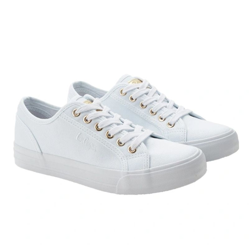 Lee Cooper women's sports shoes fabric sneakers stylish white Lee Cooper