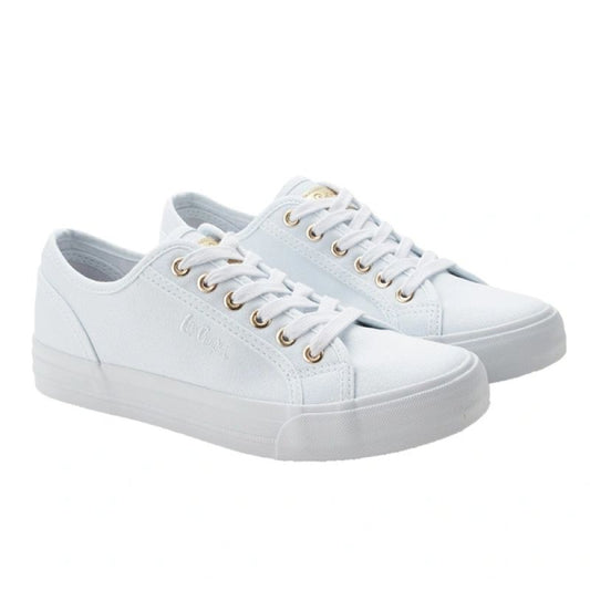 Lee Cooper women's sports shoes fabric sneakers stylish white Lee Cooper