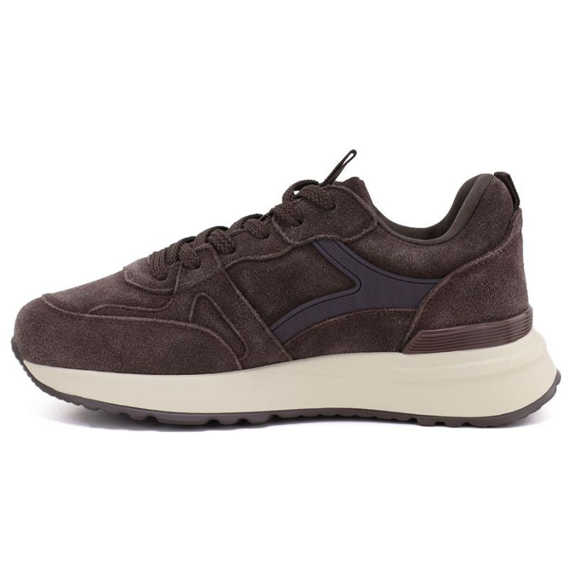 Women's chocolate leather shoes Vinceza FIO27-67006