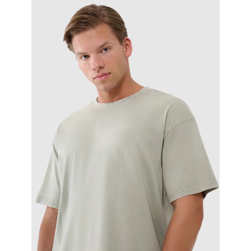 Men's oversize plain T-shirt 4F 4FWSS25TTSHM1961-44S *Kategoria tymczasowa Your Sports Performance