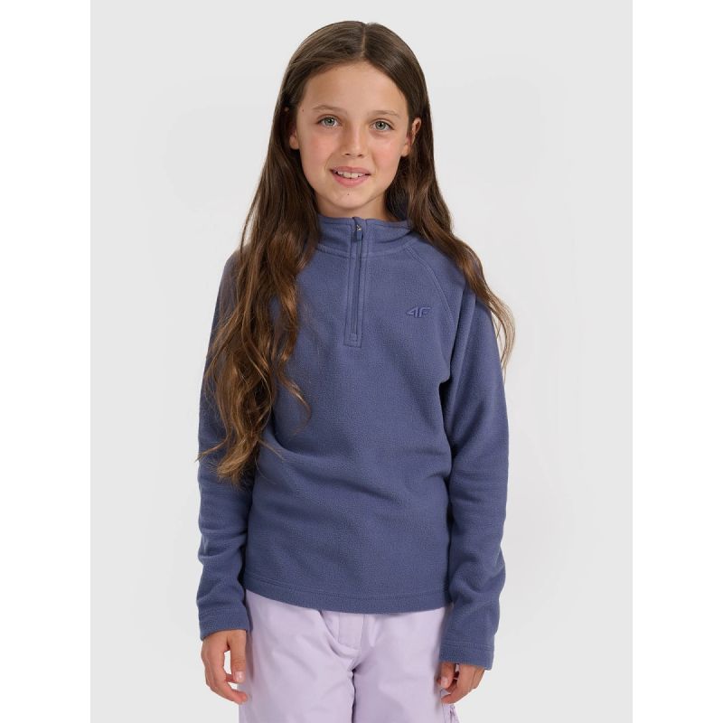 Girls' thermal fleece underwear (top) 4F 4FJRAW25UFLEF070-31S *Kategoria tymczasowa Your Sports Performance