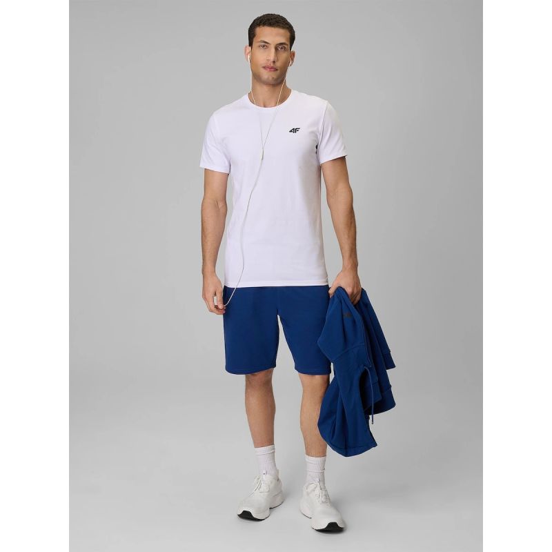 Slim men's T-shirt smooth 4F 4FRMM00TTSHM4193-10S