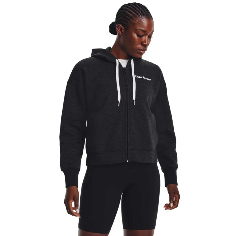 Under Armor Essential Fleece Script FZ Hoodie W 1374 106-001 Clothing/Training Your Sports Performance